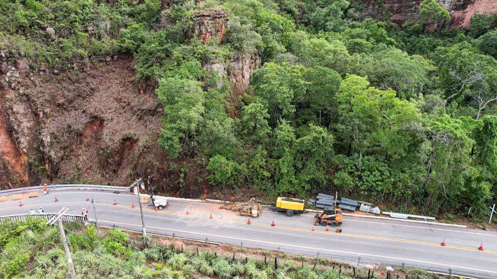 Transito no Portão do Inferno funcionará no sistema pare siga entre segunda e quarta-feira