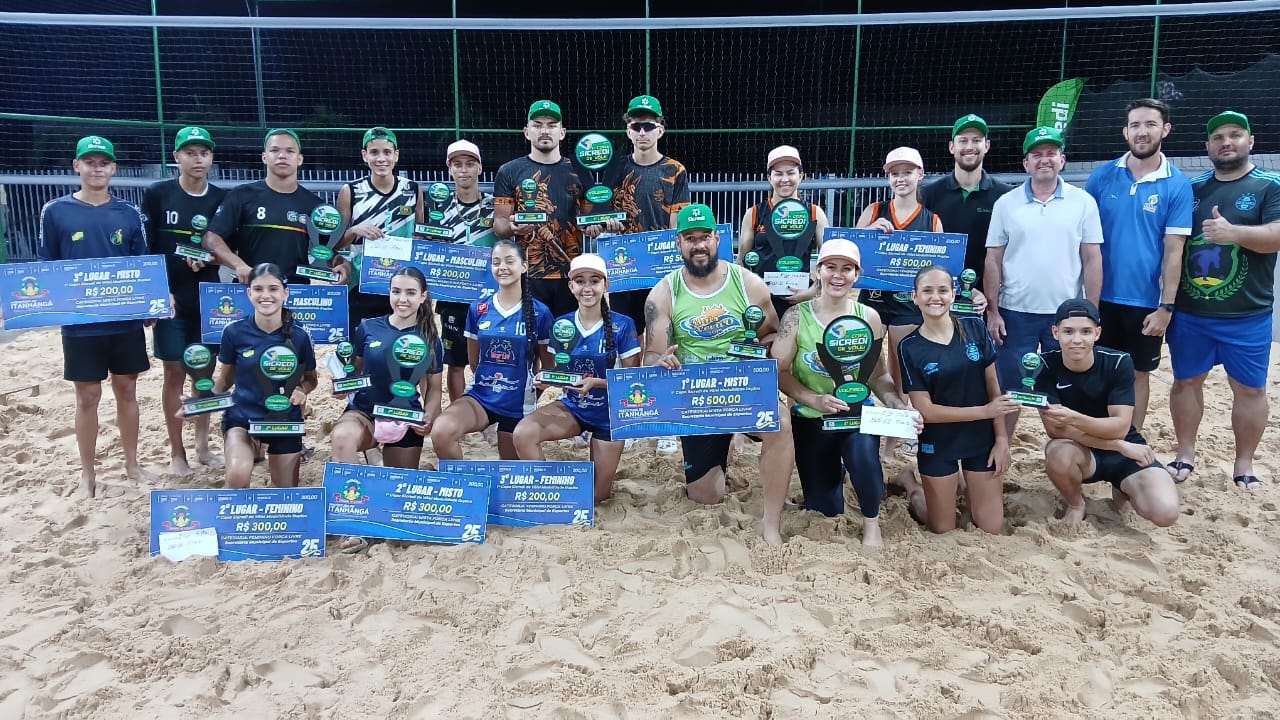 ITANHANGÁ-MT: 1ª Copa Sicredi de vôlei de areia em duplas movimenta a cidade com atletas de alto nivel.