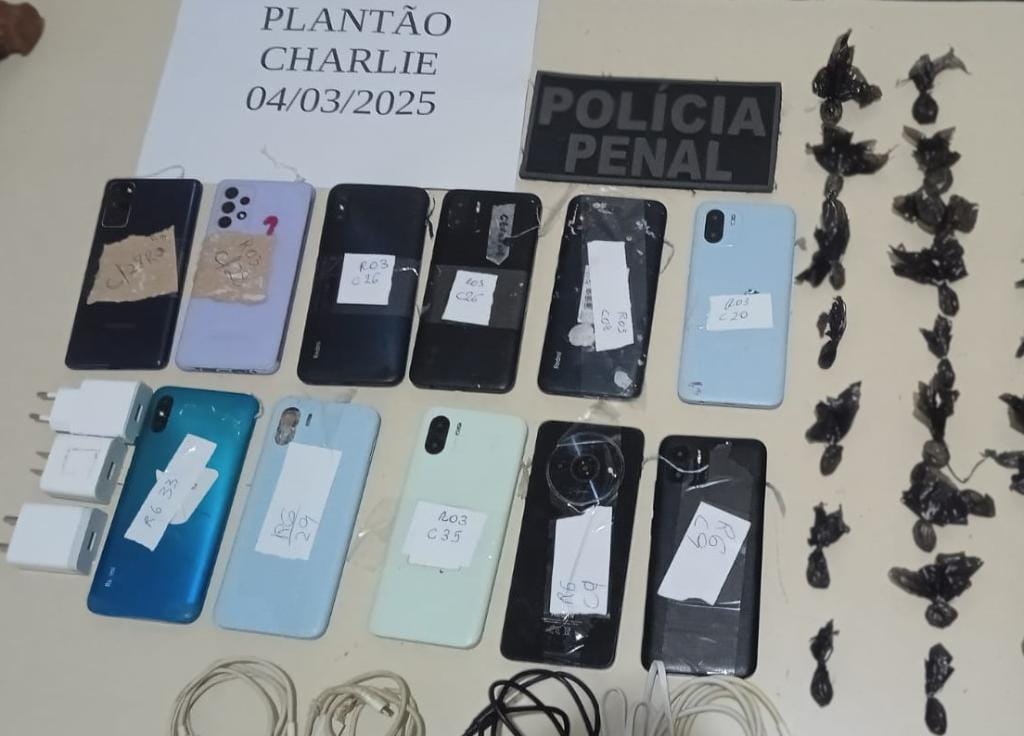 Operações contínuas removem mais celulares e drogas de penitenciárias de Cuiabá e Rondonópolis