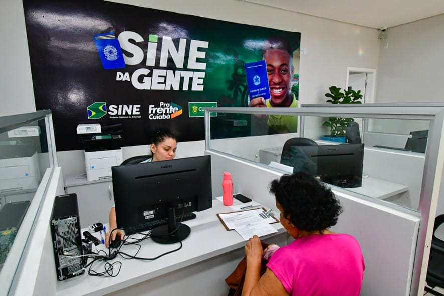 Sine Municipal de Cuiabá tem 257 vagas de emprego com salários de até R$ 2 mil; confira