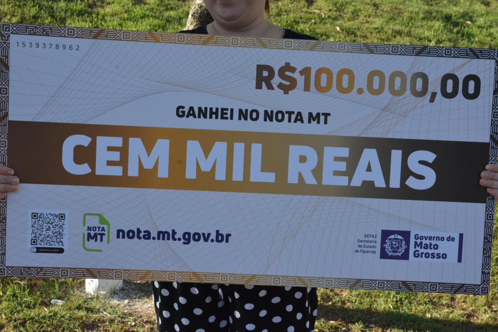 Moradores de Cuiabá ganham prêmios de R$ 100 mil cada em sorteio do programa Nota MT