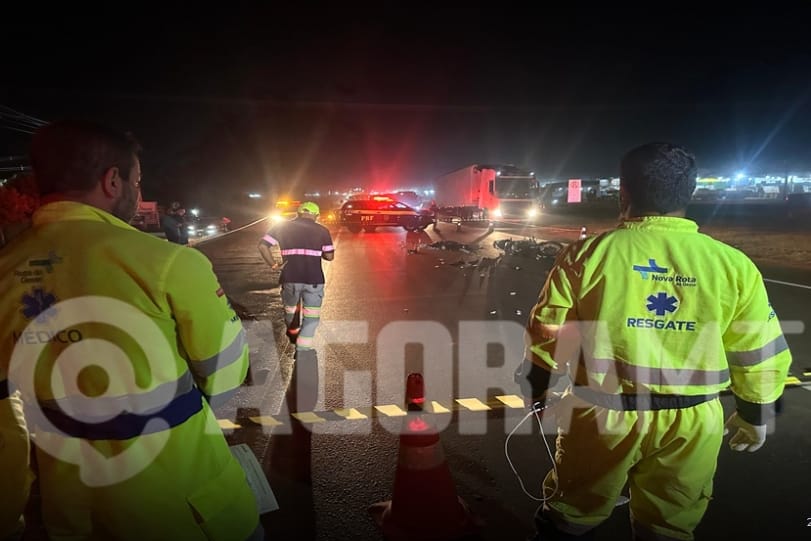 Motociclista de 74 anos morre em colisão frontal com carreta na BR-364