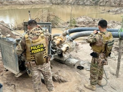 PF combate o comércio de combustível de garimpos ilegais em Mato Grosso