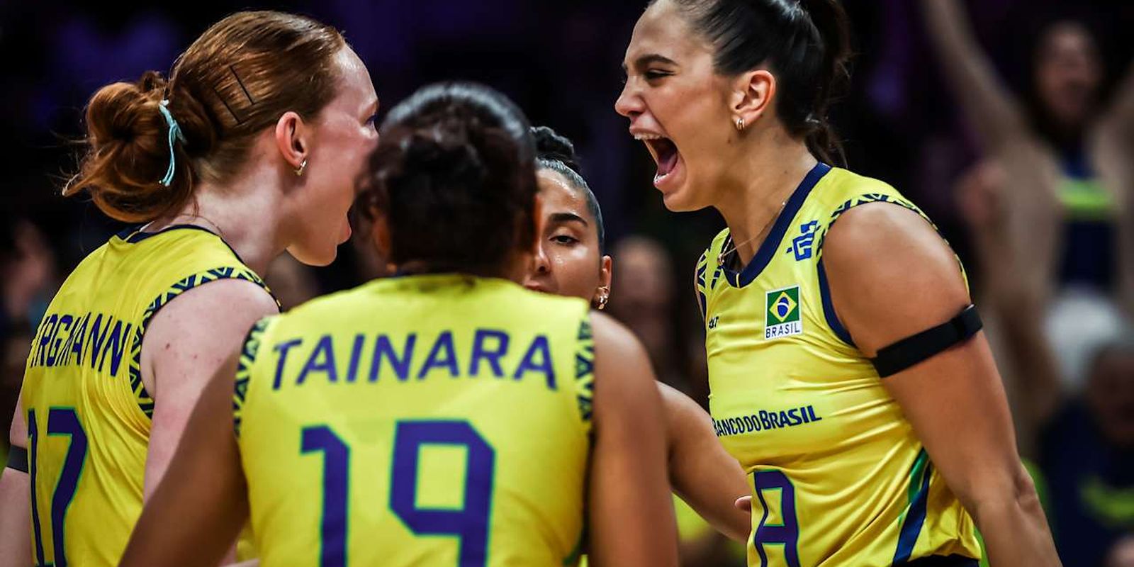 Brasil sofre, mas derrota Alemanha na Liga das Nações de vôlei