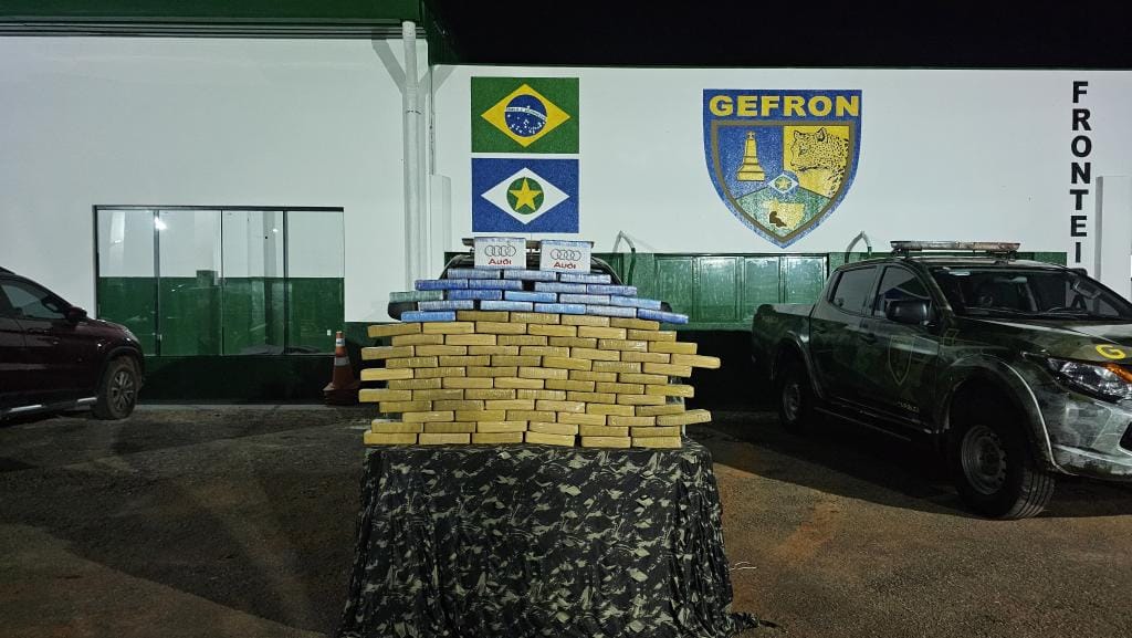 Gefron apreende 146 quilos de cocaína e causa prejuízo de R$ 2,8 milhões às facções