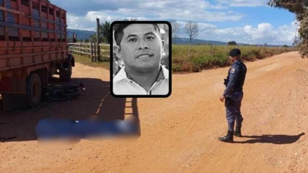 Indígena morre atropelado caminhão em MT; familiares protestam por justiça