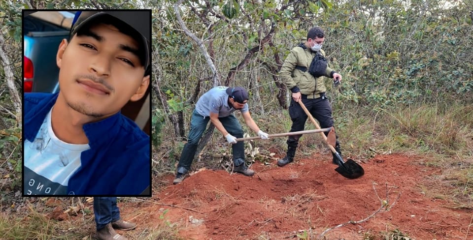 Jovem de 22 anos que estava desaparecido é encontrado enterrado em cova rasa