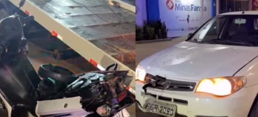 Motociclista morre ao ser atingido por Fiat Pálio; motorista fica ileso