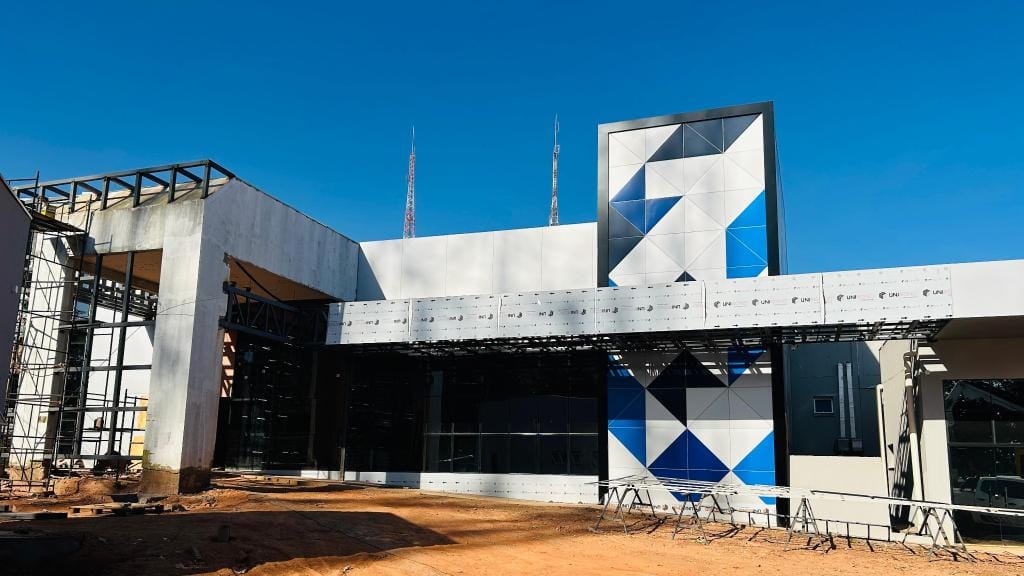 Obras da nova sede do Cermac e MT Hemocentro chegam a 55% de execução