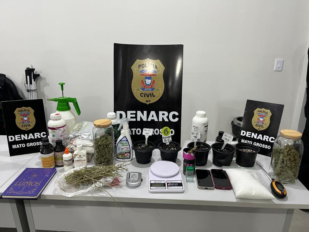 PC deflagra operação contra o tráfico de drogas com alvos em Cuiabá, Várzea Grande e interior