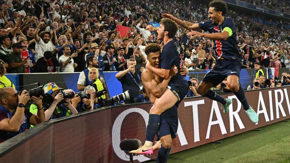 PSG massacra Inter de Milão e é campeão da Champions League pela 1ª vez na história