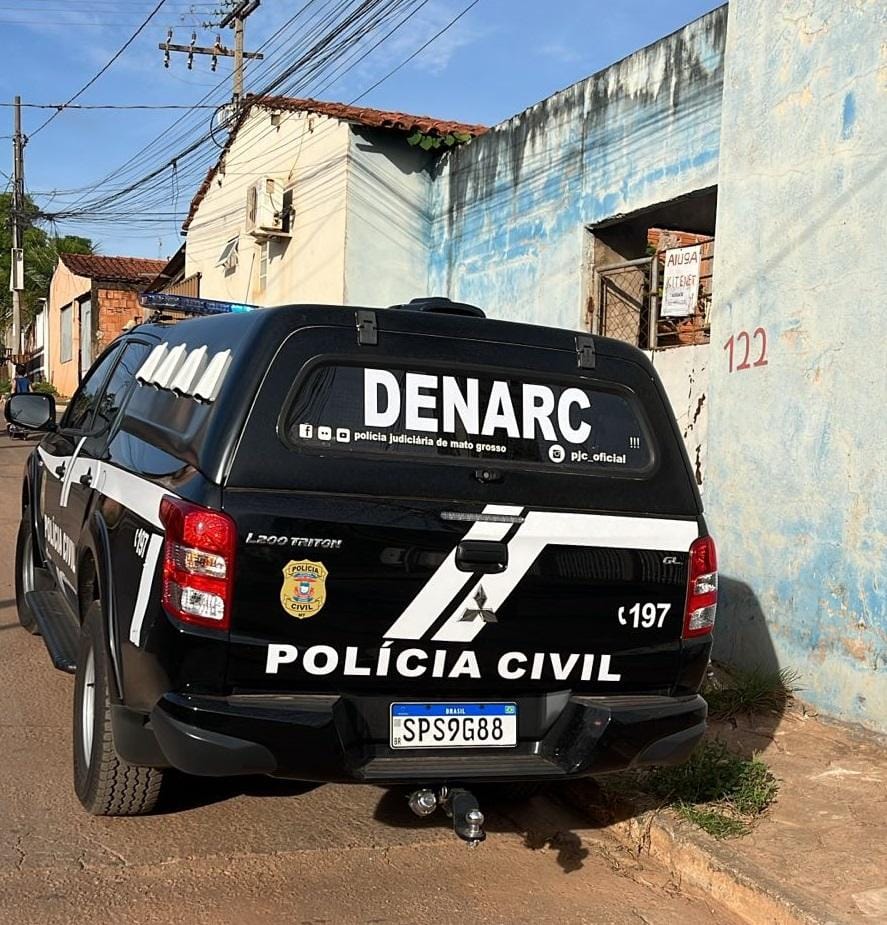 Polícia Civil dá batida em casas de traficantes e prende cinco em flagrante em Cuiabá