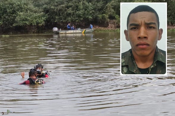 Soldado do Exército morre afogado ao tentar atravessar o Rio Paraguai