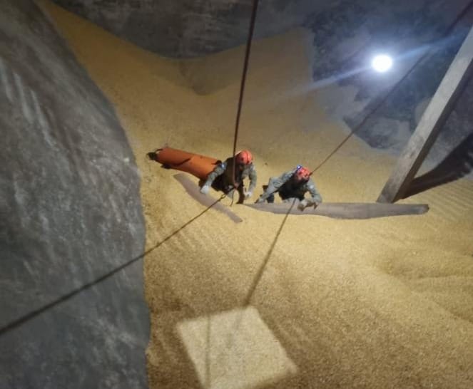 Trabalhador de 42 anos morre soterrado por grãos de milho em fazenda no norte de MT