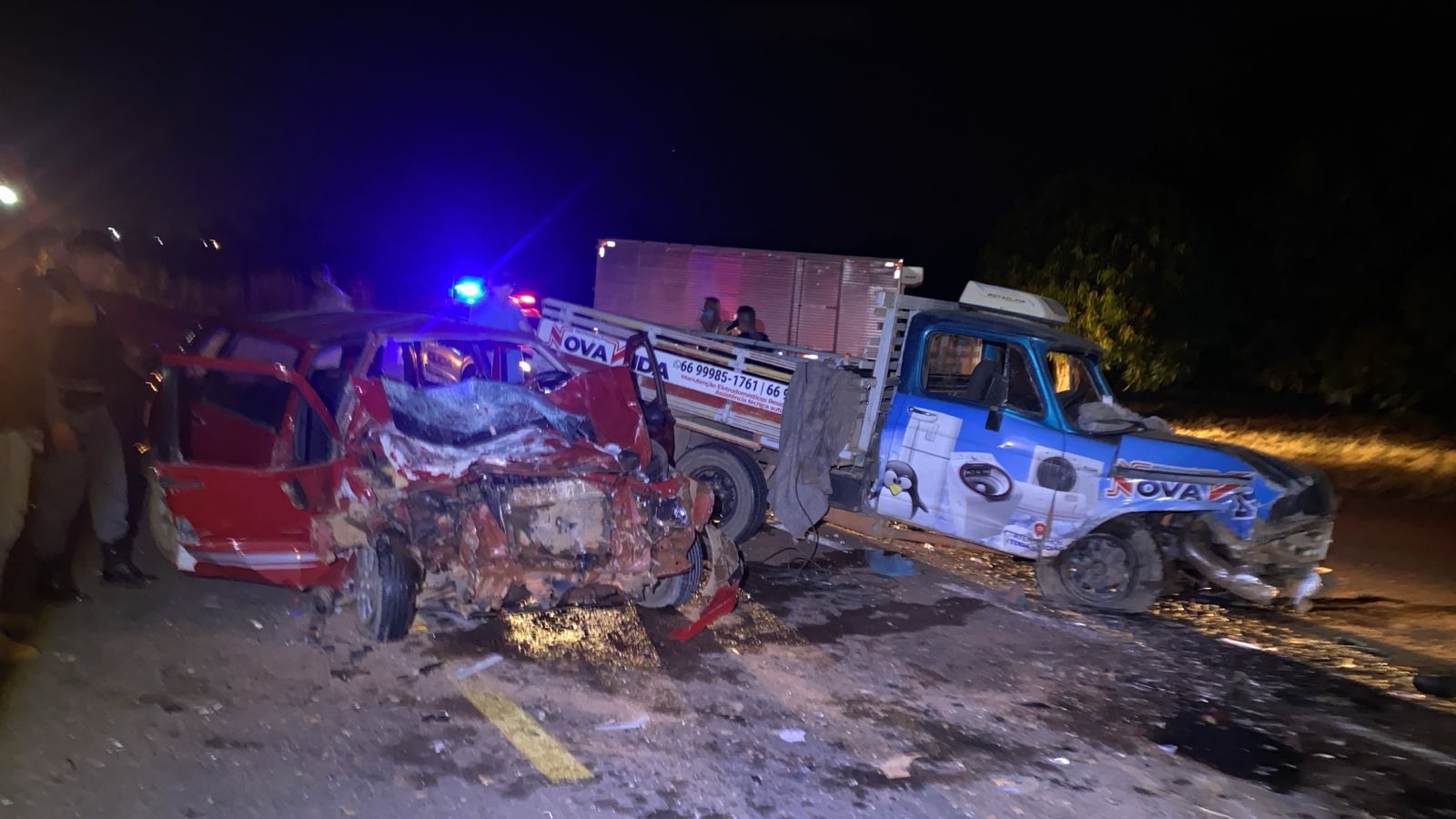 Itanhangá-MT: Acidente na MT 338, com 4 vitimas sendo 3 da mesma família