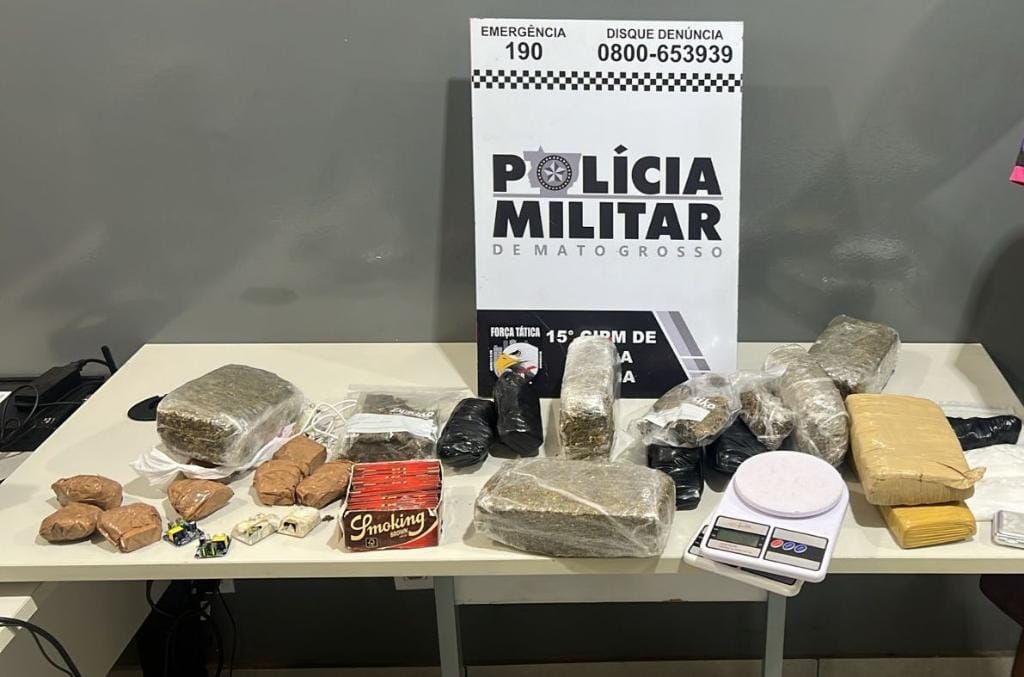 Faccionado é preso em carro de aplicativo com drogas que seriam levadas para presídio