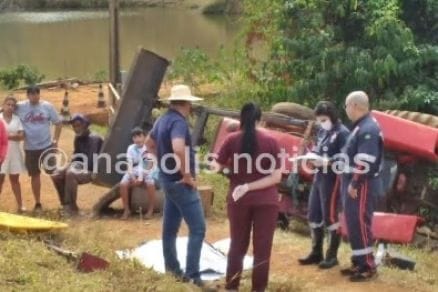 Irmão do governador Mauro Mendes morre em acidente com trator no interior de Goiás