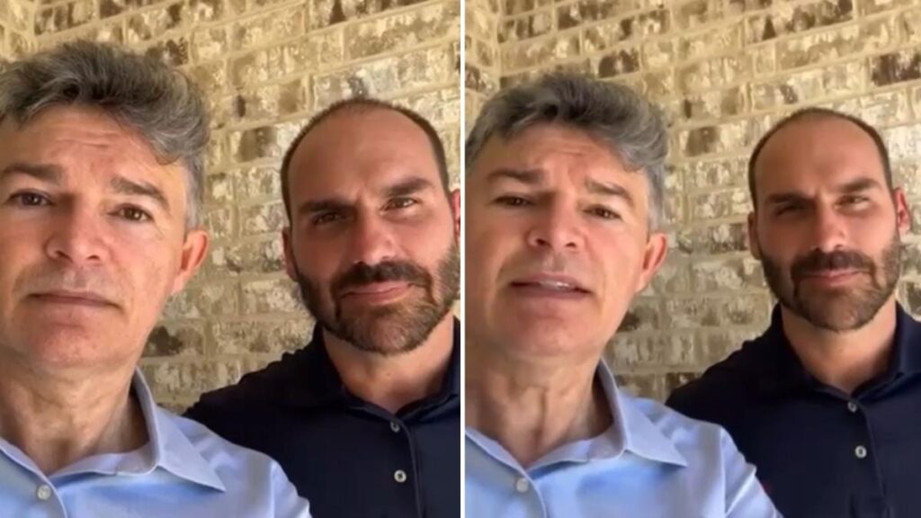 Medeiros visita Eduardo Bolsonaro e defende anista para evitar tarifaço