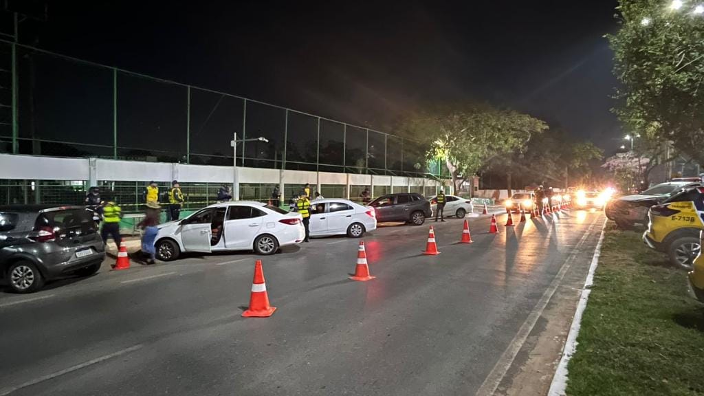 Operação Lei Seca resulta em 9 prisões e 43 veículos removidos em Cuiabá