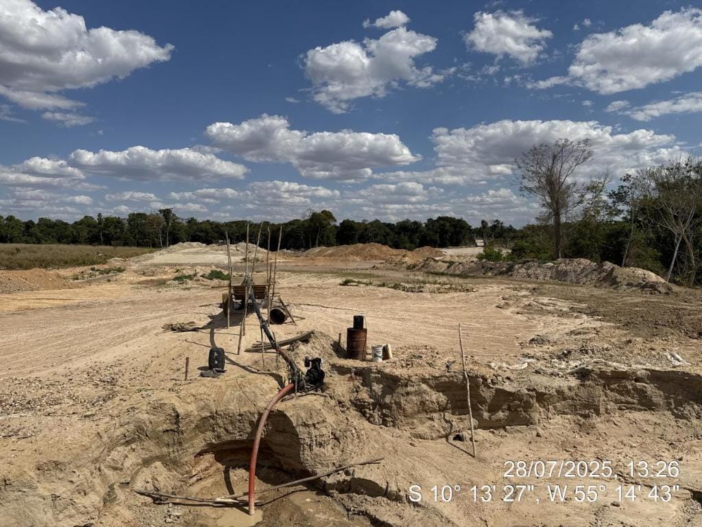 PM fecha 4º garimpo ilegal em 8 dias e apreende espingarda
