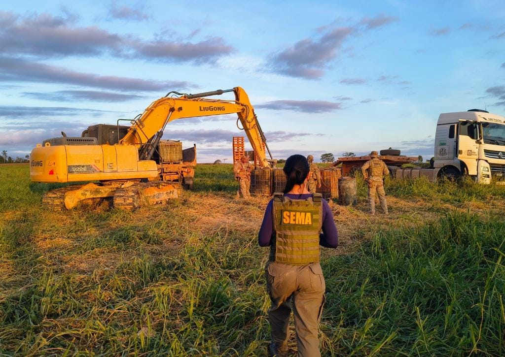 Sema aplica R$ 400 mil em multas por extração ilegal de minérios em Mato Grosso