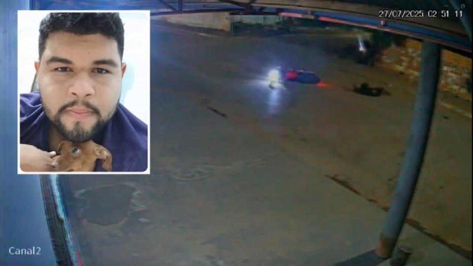 Vídeo flagra colisão entre motocicletas que matou jovem de 22 anos em cruzamento