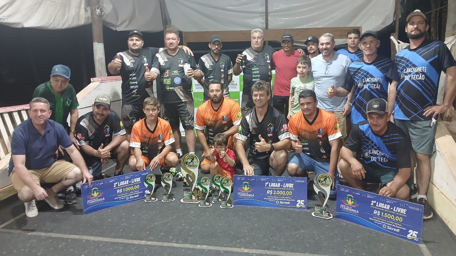 Itanhangá-MT: Esporte MARVEL é a Grande Campeã da 2ª copa Sicredi de bocha.