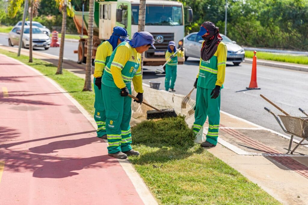 Avenida dos Trabalhadores recebe mutirão de limpeza e manutenção