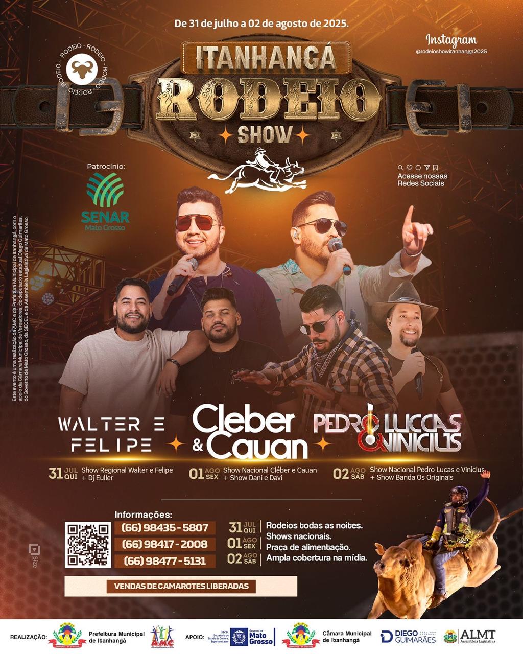 Itanhangá-MT: 1º Dia do Rodeio show movimenta a cidade de itanhangá e região.