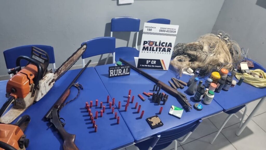 Forças de segurança impedem invasão de fazenda e prendem grileiro em flagrante com armas