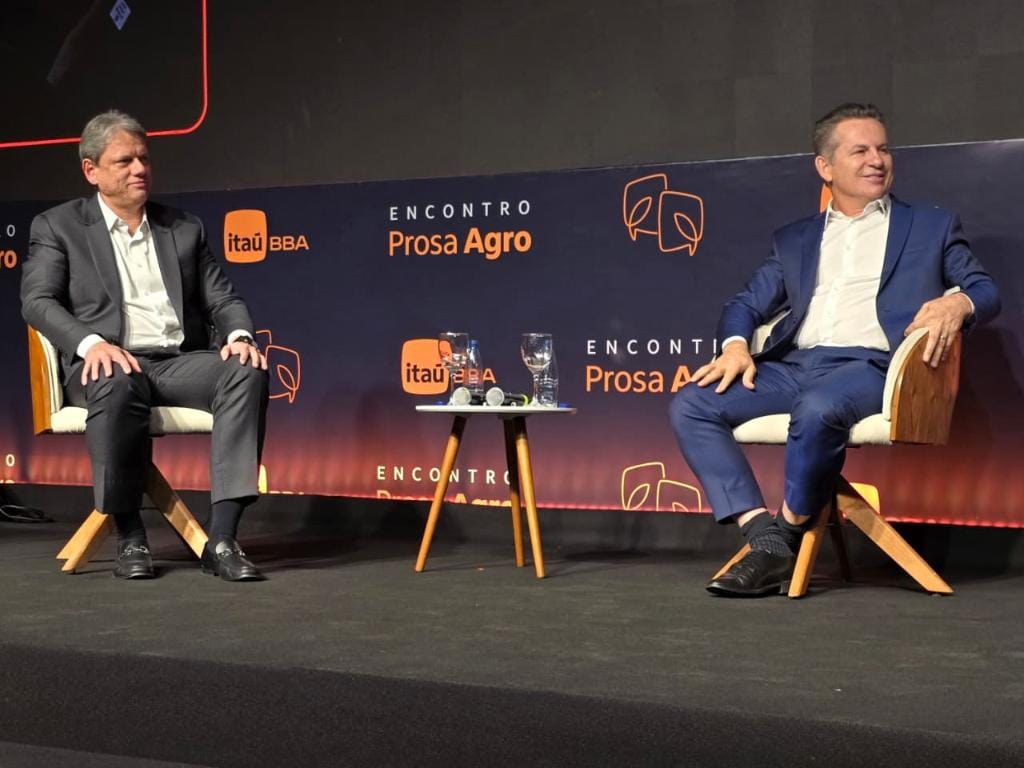 Governador de SP destaca avanços de MT e diz que se inspira em trabalho de Mauro Mendes