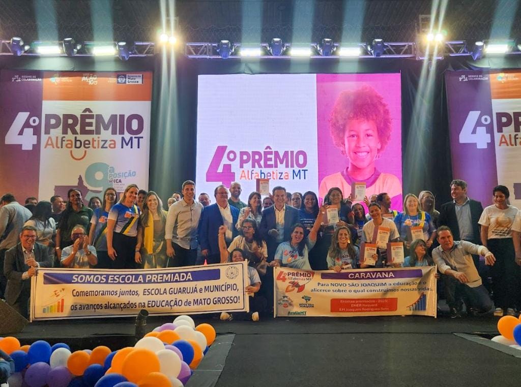 Governo premia 100 escolas da rede pública de MT com R$ 5 milhões