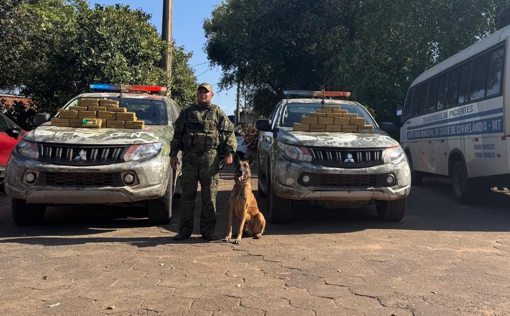 Ônibus que transportava pacientes é apreendido com 50kg de pasta base de cocaína em VG