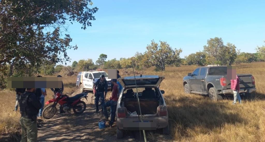 Polícia Militar prende seis grileiros e evita invasão de propriedade rural em MT