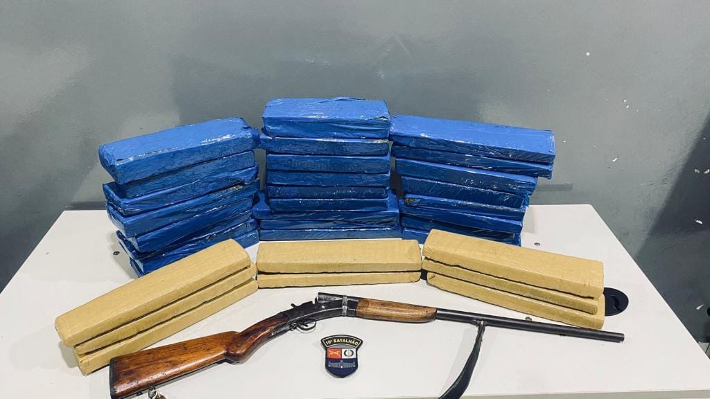 Traficante é preso com 33 tabletes de maconha na zona rural de Várzea Grande