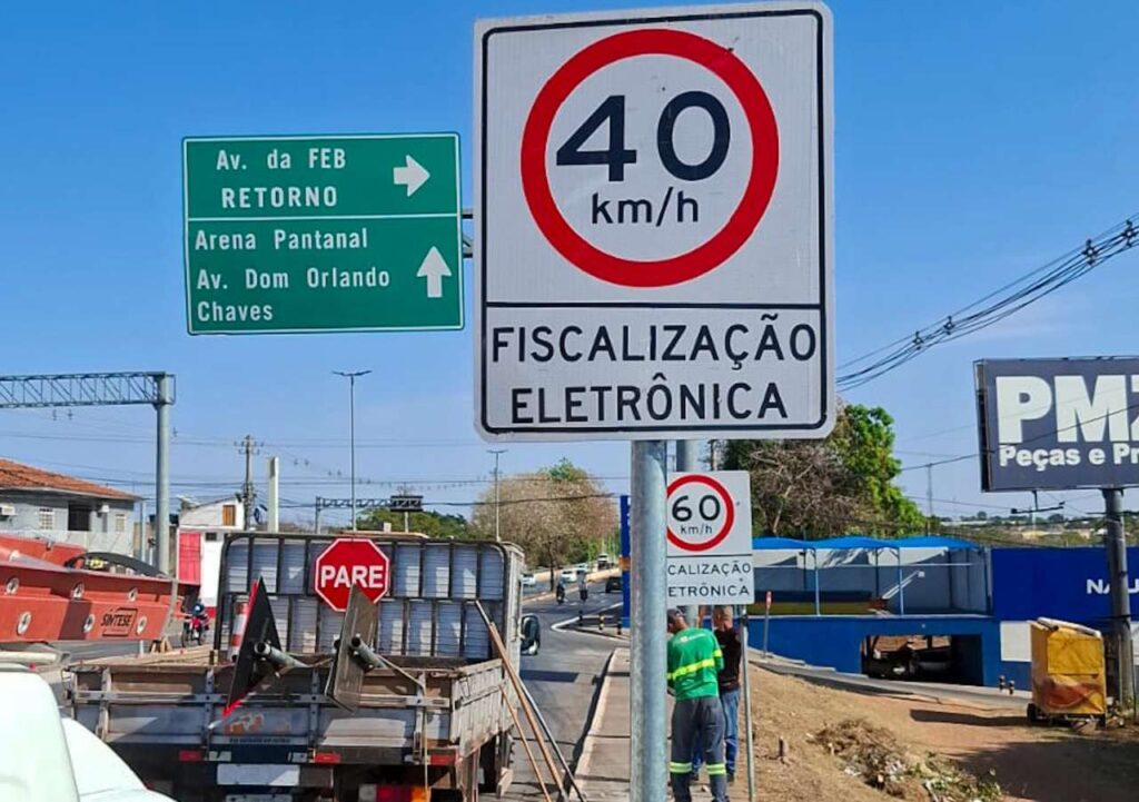 Várzea Grande estabelece novo limite de velocidade na Miguel Sutil de 40 km/hora