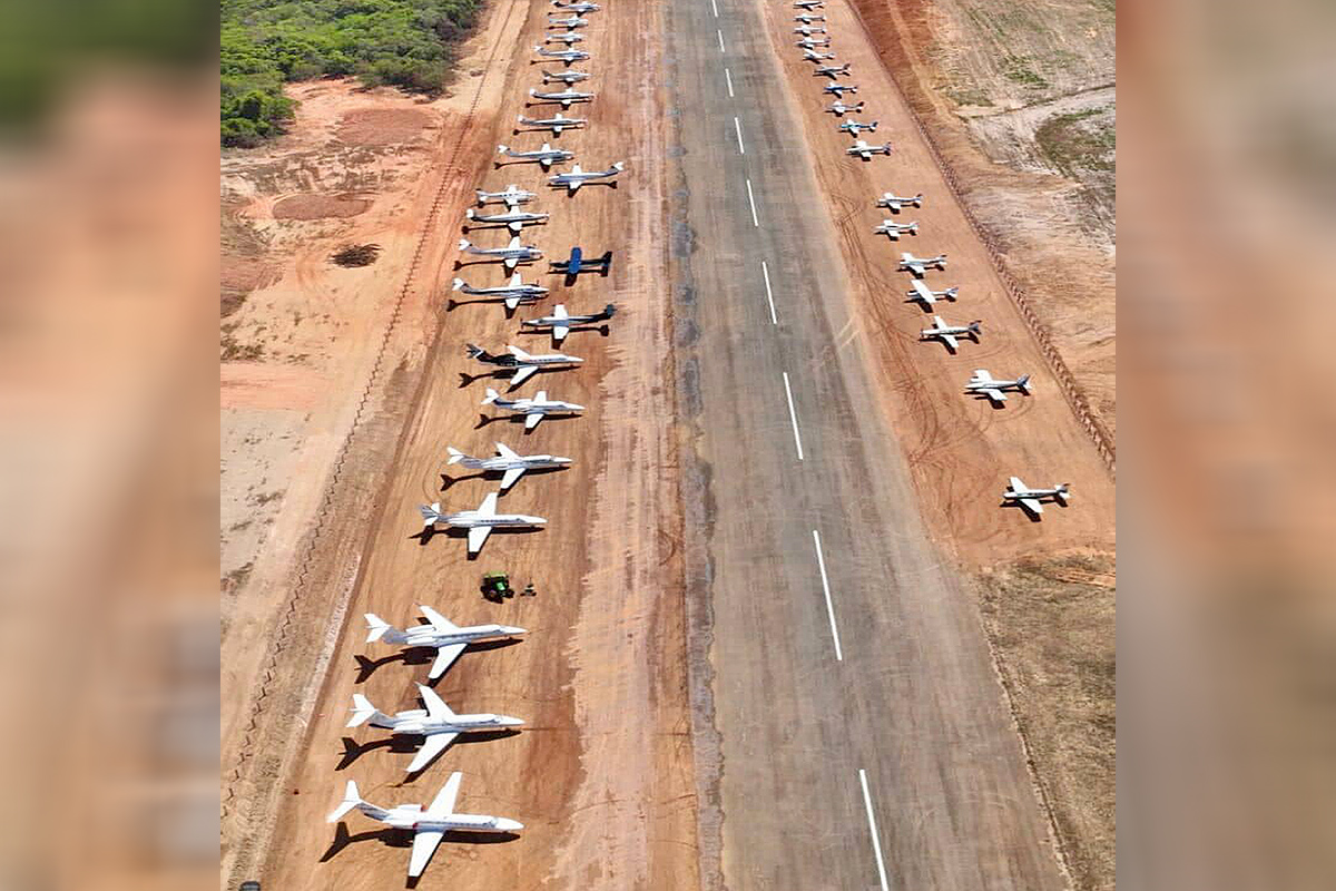 Força do Agro: Inauguração de fazenda reúne mais de 60 aeronaves no interior de Mato Grosso