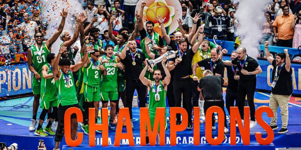 Brasil é campeão da AmeriCup de basquete após 16 anos de jejum