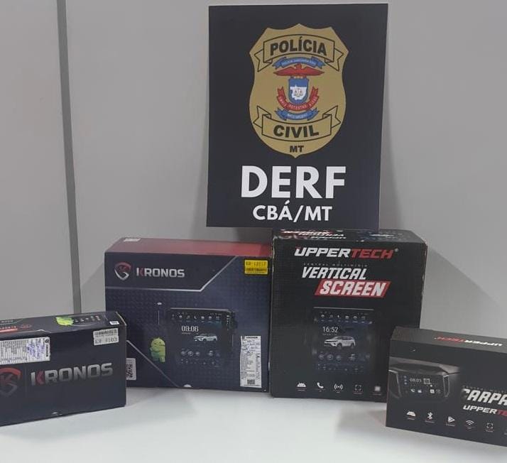 Comerciantes anunciam multimídias furtadas avaliadas em R$ 30 mil e são presos em Cuiabá