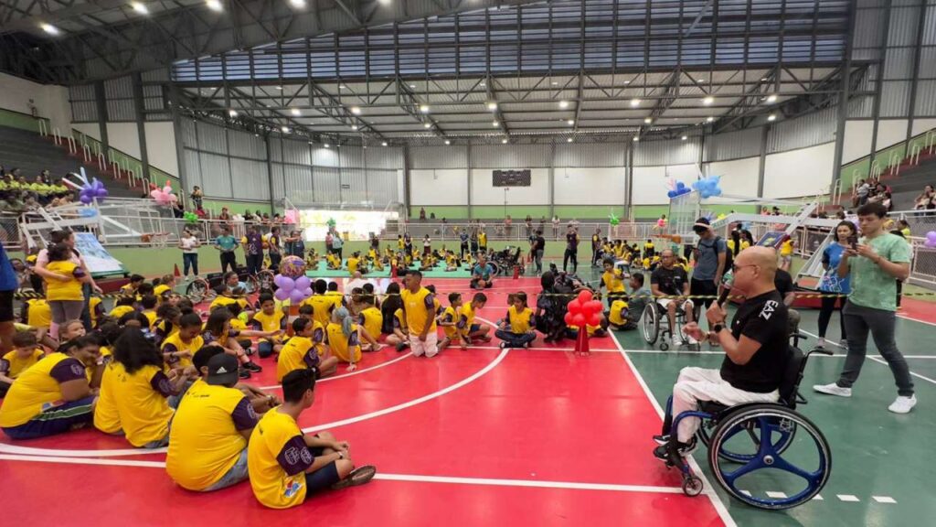 Festival Paralímpico reúne crianças e jovens no Ginásio Fiotão nesse final de semana