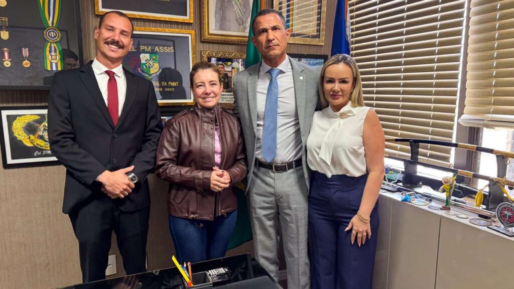 Flávia Moretti articula emendas para Várzea Grande com deputado Coronel Assis