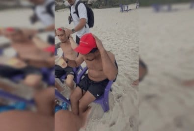 Líder do Comando Vermelho é preso enquanto bebia em praia no Rio de Janeiro; veja vídeo