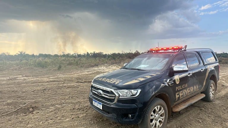 PF faz operação contra garimpo e extração de madeira em terra indígena e bloqueia R$ 12 milhões