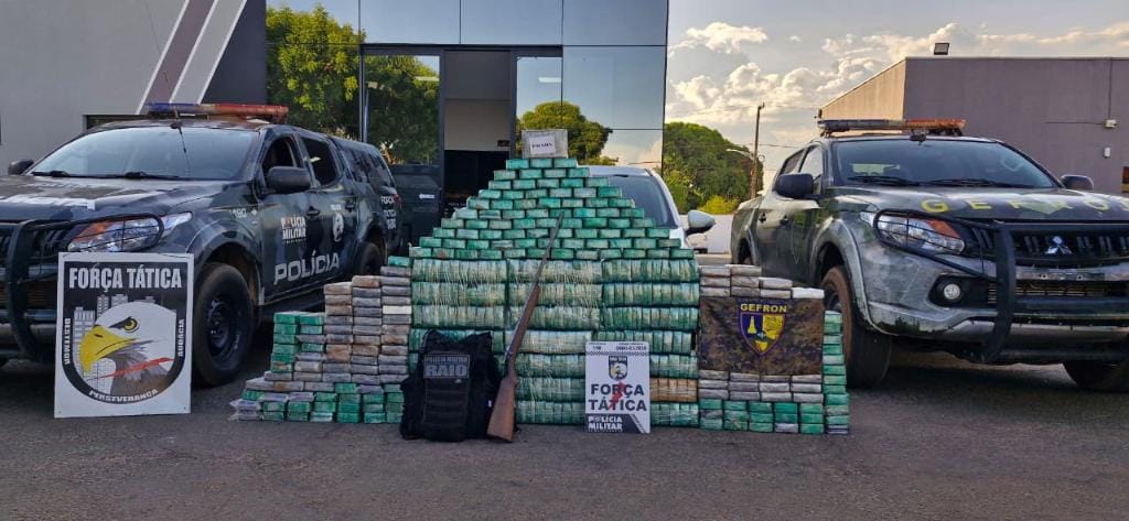 Policiais apreendem 4 toneladas de drogas e causam prejuízo de R$ 70 milhões às facções