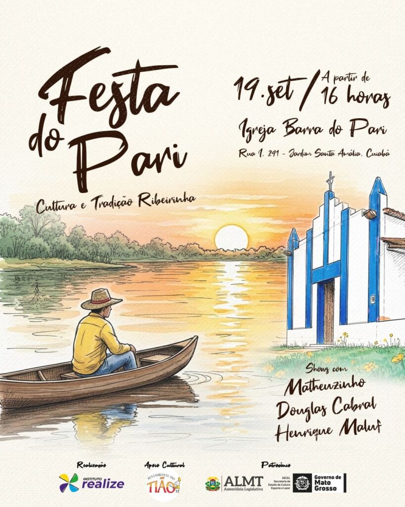 Primeira “Festa do Pari” celebra tradição e cultura ribeirinha em Cuiabá
