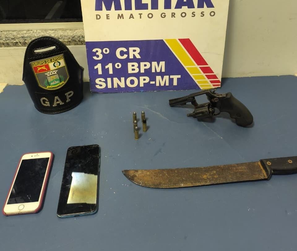 Quadrilha é presa em flagrante pela PM após sequestrar agiota e exigir Pix de R$ 100 mil em MT