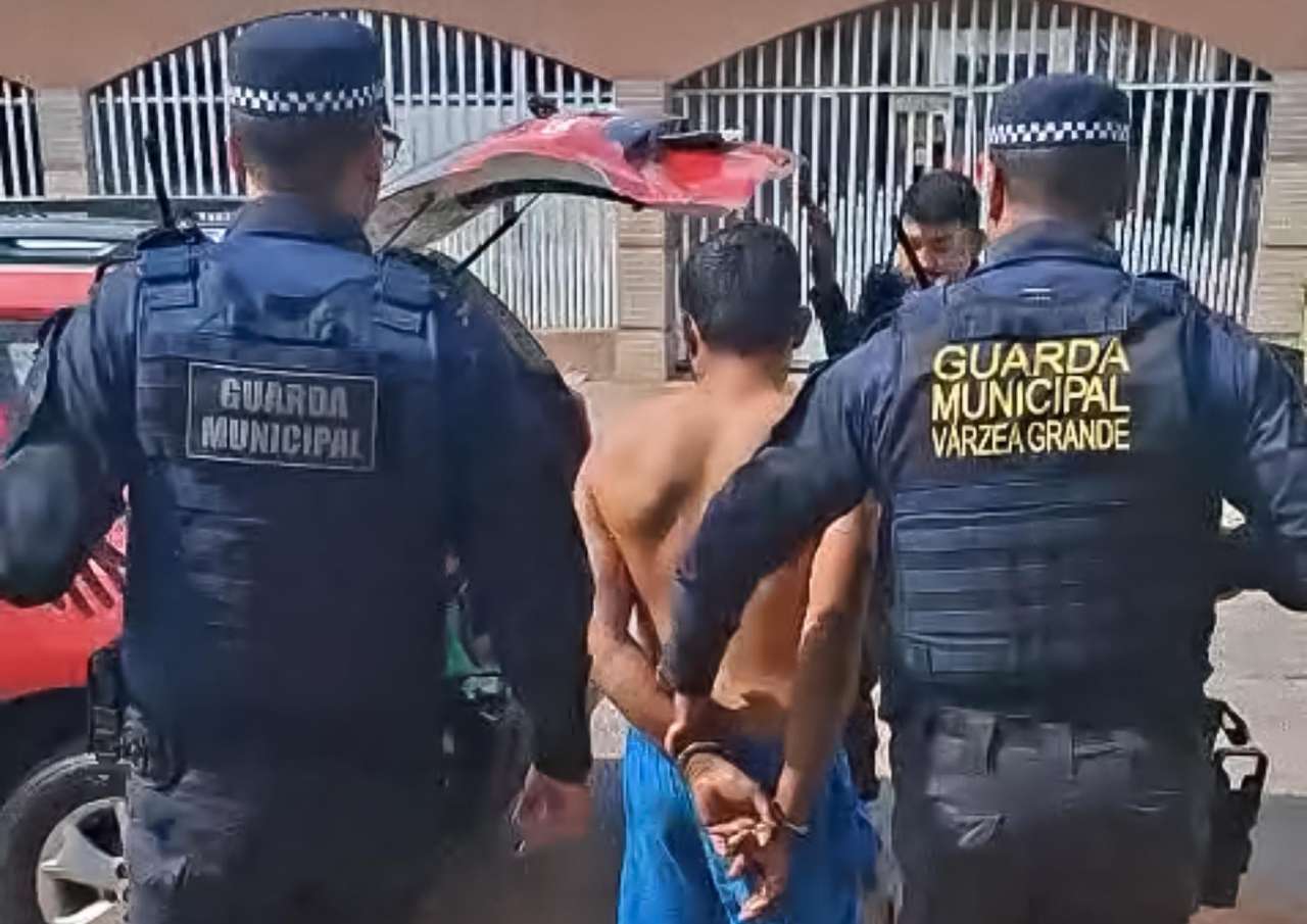 Valentão é preso pela GM por agredir a esposa após discussão em Várzea Grande