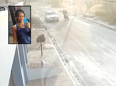Vídeo mostra personal trainer sendo assassinada a tiros por dupla em motocicleta em Várzea Grande