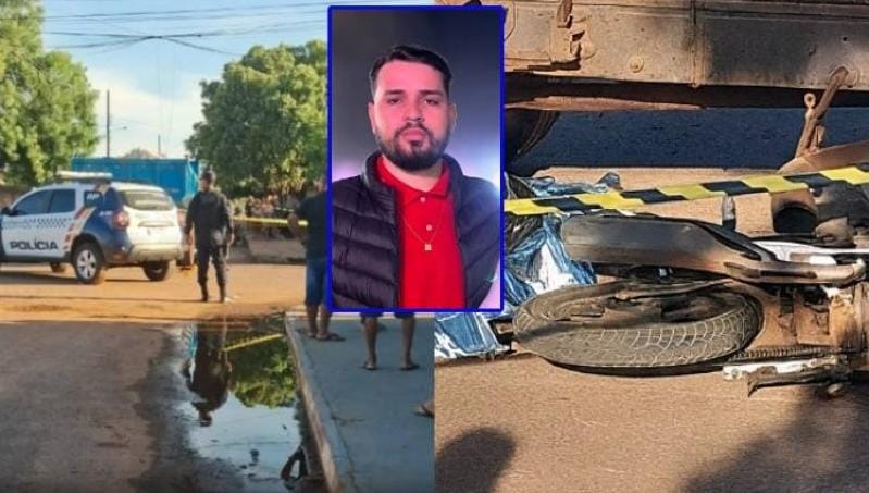 Acidente entre moto e caminhão em cruzamento de ruas mata estudante universitário de 23 anos