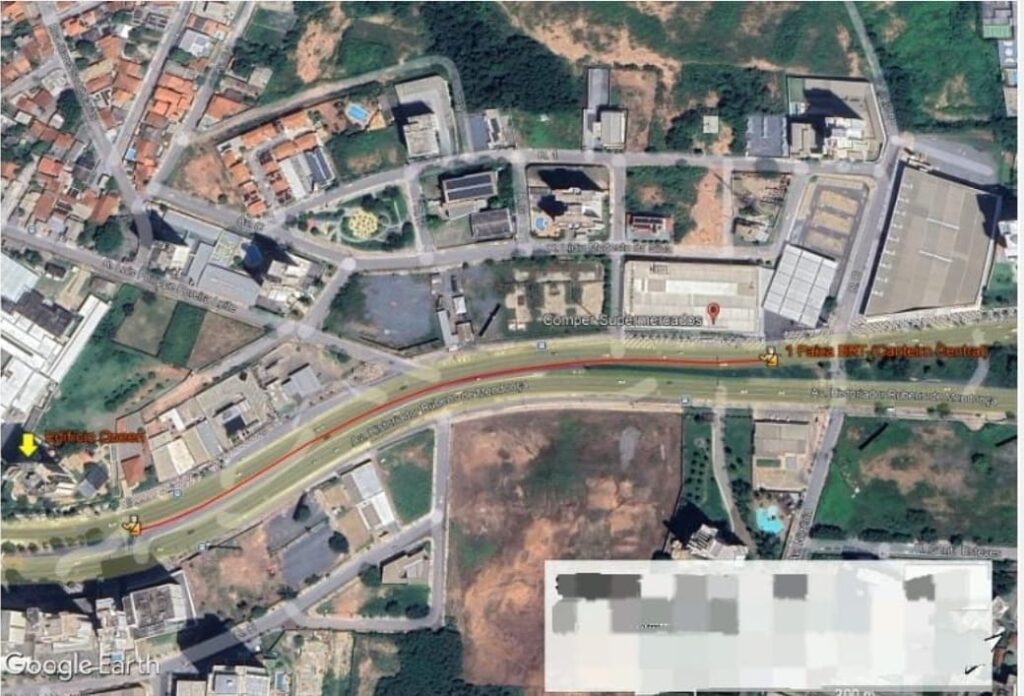 Avenida do CPA vai operar com faixa mais estreita a partir de segunda-feira